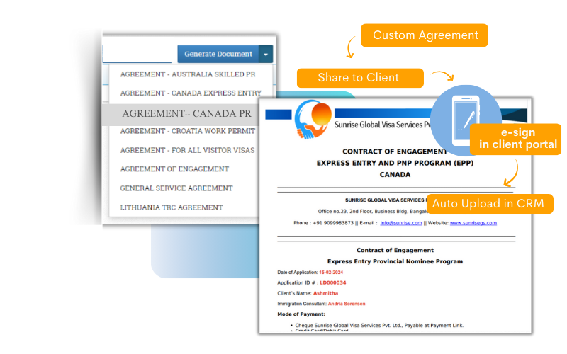screenshot of Maple CRM